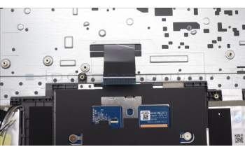 Lenovo 5CB1M46091 C-Cover with keyboard, German, Arctic Grey, Non-Backlight, Non-Fingerprint, UK