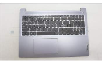 Lenovo 5CB1M46097 C-Cover with keyboard, Nordic, Arctic Grey, Non-Backlight, Non-Fingerprint, UK