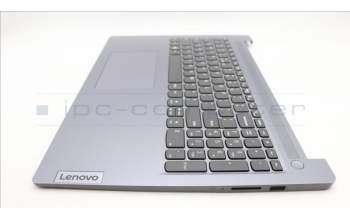 Lenovo 5CB1M46102 C-Cover with keyboard, US English Euro, Arctic Grey, Non-Backlight, Non-Fingerprint, US