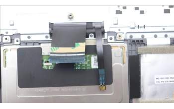 Lenovo 5CB1M46172 C-Cover with keyboard, Belgian, Arctic Grey, Fingerprint, UK