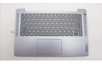 Lenovo 5CB1M46174 C-Cover with keyboard, Bulgarian, Arctic Grey, Fingerprint, UK