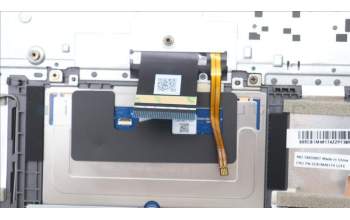 Lenovo 5CB1M46174 C-Cover with keyboard, Bulgarian, Arctic Grey, Fingerprint, UK