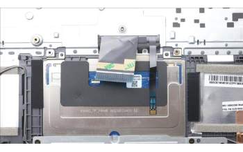 Lenovo 5CB1M46181 C-Cover with keyboard, German, Arctic Grey, Fingerprint, UK