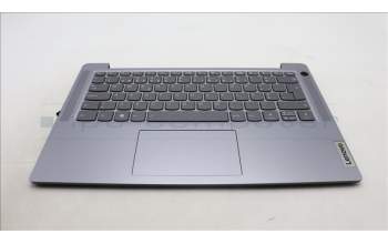 Lenovo 5CB1M46192 C-Cover with keyboard, Portuguese, Arctic Grey, Fingerprint, UK