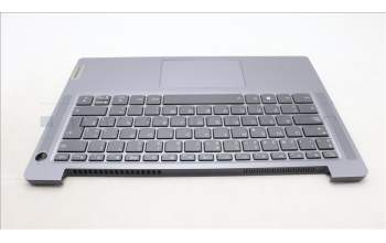 Lenovo 5CB1M46195 C-Cover with keyboard, Spanish, Arctic Grey, Fingerprint, UK