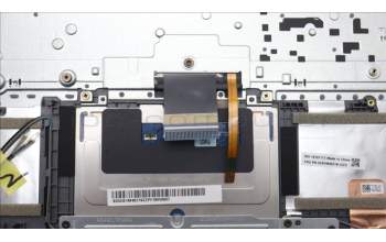 Lenovo 5CB1M46219 C-Cover with keyboard, Italian, Arctic Grey, Non-Fingerprint, UK