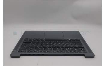 Lenovo 5CB1M46233 C-Cover with keyboard, Ukraine, Arctic Grey, Non-Fingerprint, US