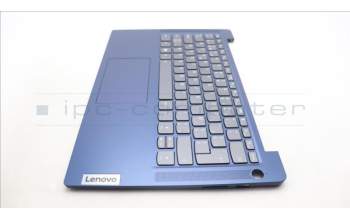 Lenovo 5CB1M46300 C-Cover with keyboard, Belgian, Abyss Blue, Backlight, Fingerprint, UK