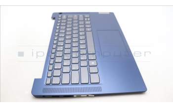 Lenovo 5CB1M46305 C-Cover with keyboard, US English Euro, Abyss Blue, Backlight, Fingerprint, US