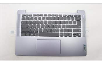Lenovo 5CB1M46418 C-Cover with keyboard, US English Euro, Arctic Grey, Non-Fingerprint, US