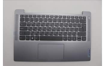 Lenovo 5CB1M46420 C-Cover with keyboard, Bulgarian, Arctic Grey, Non-Fingerprint, UK