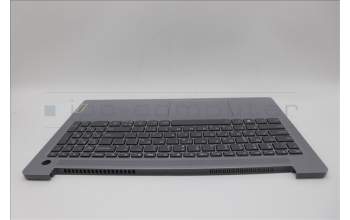 Lenovo 5CB1M46855 C-Cover with keyboard, Greek, Arctic Grey, Backlight, Fingerprint, US
