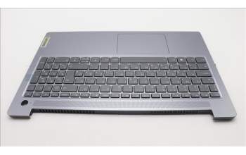 Lenovo 5CB1M46858 C-Cover with keyboard, Hungarian, Arctic Grey, Backlight, Fingerprint, UK