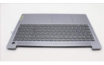 Lenovo 5CB1M46865 C-Cover with keyboard, Portuguese, Arctic Grey, Backlight, Fingerprint, UK