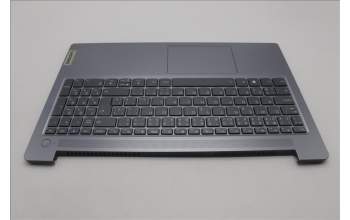 Lenovo 5CB1M46880 C-Cover with keyboard, Czech/Slovakian, Arctic Grey, Backlight, UK