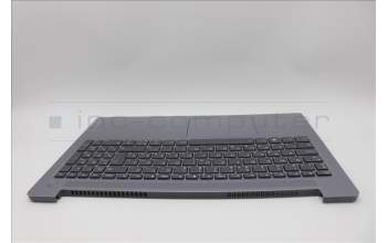 Lenovo 5CB1M46890 C-Cover with keyboard, Hungarian, Arctic Grey, Backlight, UK