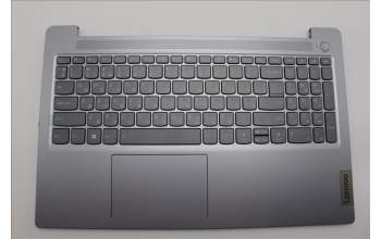 Lenovo 5CB1M46906 C-Cover with keyboard, Ukraine, Arctic Grey, Backlight, US