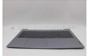 Lenovo 5CB1M46906 C-Cover with keyboard, Ukraine, Arctic Grey, Backlight, US