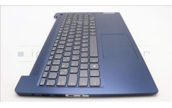 Lenovo 5CB1M46982 C-Cover with keyboard, German, Abyss Blue, Backlight, Fingerprint, UK