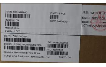 Lenovo 5CB1M47050 C-Cover with keyboard, Arabic, Arctic Grey, Non-Backlight, Fingerprint, US