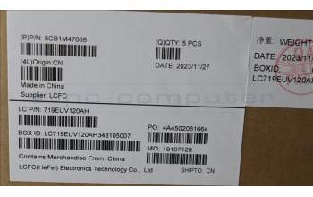 Lenovo 5CB1M47068 C-Cover with keyboard, UK English, Arctic Grey, Non-Backlight, UK