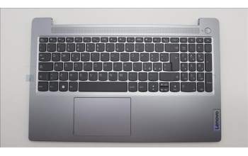 Lenovo 5CB1M47069 C-Cover with keyboard, Italian, Arctic Grey, Non-Backlight, UK