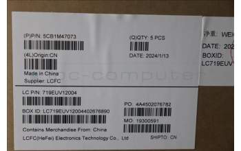 Lenovo 5CB1M47073 COVER Upper Case ASM_POR L 83EMAG NBL