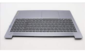 Lenovo 5CB1M47080 C-Cover with keyboard, German, Arctic Grey, Non-Backlight, UK