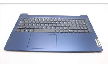 Lenovo 5CB1M47563 C-Cover with keyboard, Italian, Abyss Blue, Non-Backlight, UK