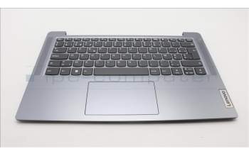 Lenovo 5CB1M47658 C-Cover with keyboard, Belgian, Arctic Grey, Non-Fingerprint, UK