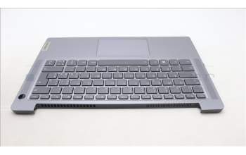 Lenovo 5CB1M47832 C-Cover with keyboard, Italian, Arctic Grey, Fingerprint, UK