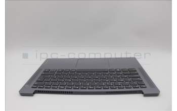 Lenovo 5CB1M47876 C-Cover with keyboard, UK English, Arctic Grey, Non-Fingerprint, UK