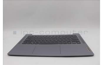 Lenovo 5CB1M47877 C-Cover with keyboard, Ukraine, Arctic Grey, Non-Fingerprint, US