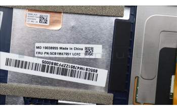 Lenovo 5CB1M47951 C-Cover with keyboard, German, Abyss Blue, Fingerprint, UK