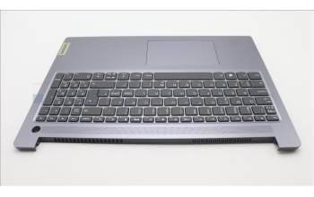 Lenovo 5CB1M48034 C-Cover with keyboard, Nordic, Arctic Grey, Non-Backlight, Non-Fingerprint, UK