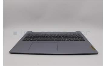 Lenovo 5CB1M48070 C-Cover with keyboard, US English Euro, Arctic Grey, Non-Backlight, Non-Fingerprint, US