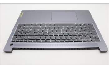 Lenovo 5CB1M48192 C-Cover with keyboard, Belgian, Arctic Grey, Backlight, Non-Fingerprint, UK