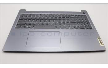 Lenovo 5CB1M48197 C-Cover with keyboard, US English Euro, Arctic Grey, Backlight, Non-Fingerprint, US