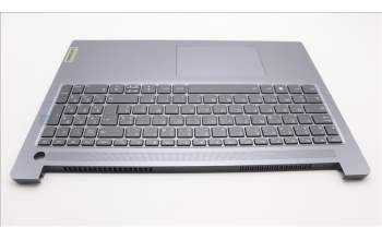 Lenovo 5CB1M48198 C-Cover with keyboard, French, Arctic Grey, Backlight, Non-Fingerprint, US