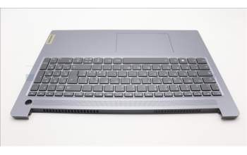 Lenovo 5CB1M48207 C-Cover with keyboard, Italian, Arctic Grey, Backlight, Non-Fingerprint, UK