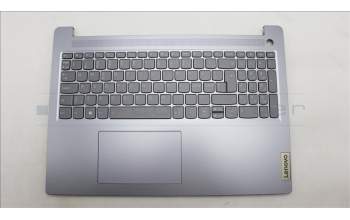 Lenovo 5CB1M48211 C-Cover with keyboard, Nordic, Arctic Grey, Backlight, Non-Fingerprint, UK