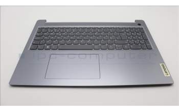 Lenovo 5CB1M48212 C-Cover with keyboard, Portuguese, Arctic Grey, Backlight, Non-Fingerprint, UK