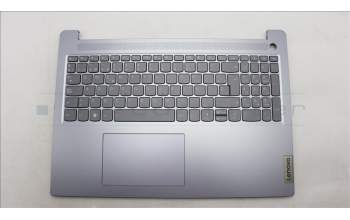 Lenovo 5CB1M48215 C-Cover with keyboard, Spanish, Arctic Grey, Backlight, Non-Fingerprint, UK
