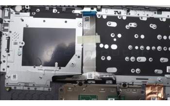 Lenovo 5CB1M48326 C-Cover with keyboard, Belgian, Arctic Grey, Backlight, UK