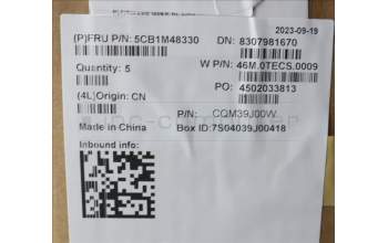 Lenovo 5CB1M48330 C-Cover with keyboard,USA English,Arctic Grey,Backlight