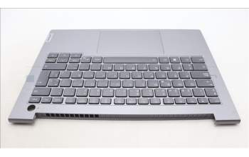 Lenovo 5CB1M48348 C-Cover with keyboard, Spanish, Arctic Grey, Backlight, UK
