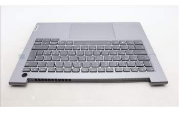 Lenovo 5CB1M48349 C-Cover with keyboard, Switzerland, Arctic Grey, Backlight, UK