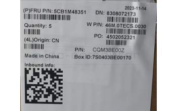 Lenovo 5CB1M48351 COVER Upper Case ASM_THAI W21KJ AGBL