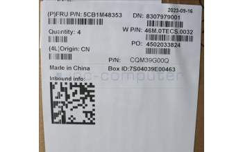 Lenovo 5CB1M48353 C-Cover with keyboard, UK English, Arctic Grey, Backlight, UK