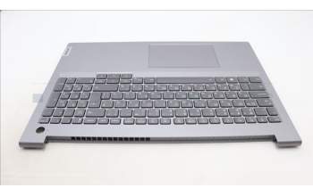 Lenovo 5CB1M48395 C-Cover with keyboard, Bulgarian, Arctic Grey, Backlight, UK